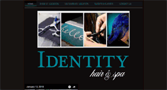 Desktop Screenshot of identityhairspa.com